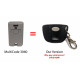 Multi Code 3060 Compatible 300 MHz Single Button Mini Key Chain Garage Door Remote Control 